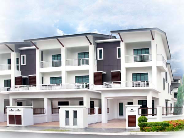 Taman Meranti Jaya, Puchong, 2 1/2 Storey Super Link Houses (Phase 3D)