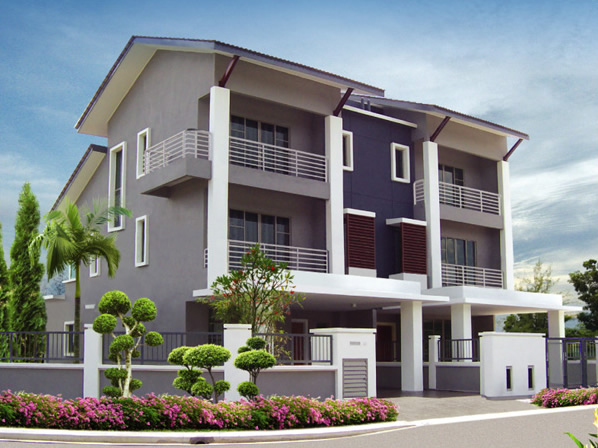 Taman Meranti Jaya, Puchong, 2 1/2 Storey Super Link Houses (Phase 3A)