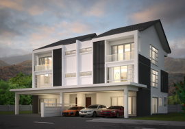Taman Taming Indah 2, Sungai Long, 3 Storey Semi Detached Houses