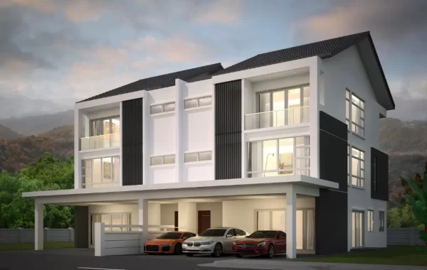 Taman Taming Indah 2, Sungai Long, 3 Storey Semi Detached Houses